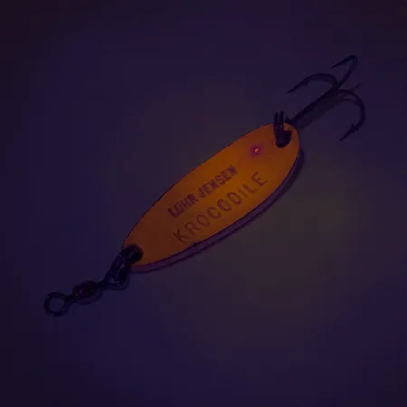 Luhr Jensen Krocodile UV Cuillère, Red/Rainbow, 9g, UV-Finish, #8116