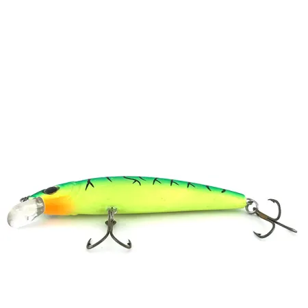 Cotton Cordell 3.5 Minnow Leurre, Green Tiger, 7g, UV Réactif, #8127
