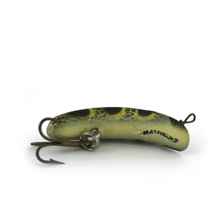 Yakima Bait FlatFish F4 Leurre Traîne, Frog, 1.4g, Silhouette Helin, #8133