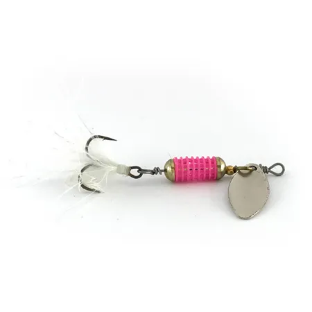 Berkley Scent Vent Cuiller, Nickel / Rose, 3,6g, Hameçon plumé, #8141