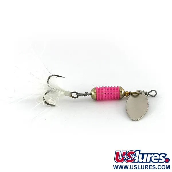 Berkley Scent Vent Cuiller, Nickel / Rose, 3,6g, Hameçon plumé, #8141