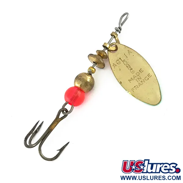 Mepps Aglia Long 0 Cuiller, Arc-en-ciel, 2.6g, Feuille de Saule, #8142