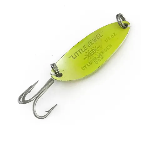 Luhr Jensen Little Jewel UV Cuillère, Jaune / Rouge, 9g, UV, #8151