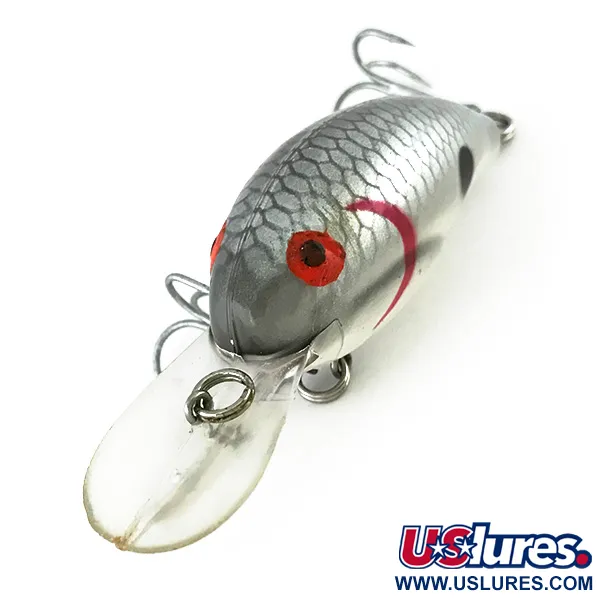 Bandit 200 Crankbait, Silver Scale, 8.5g, Plongeant, #8162