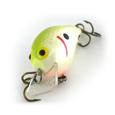 Bomber Square A Crankbait, Pearl Chartreuse, 7g, Shallow, #8164