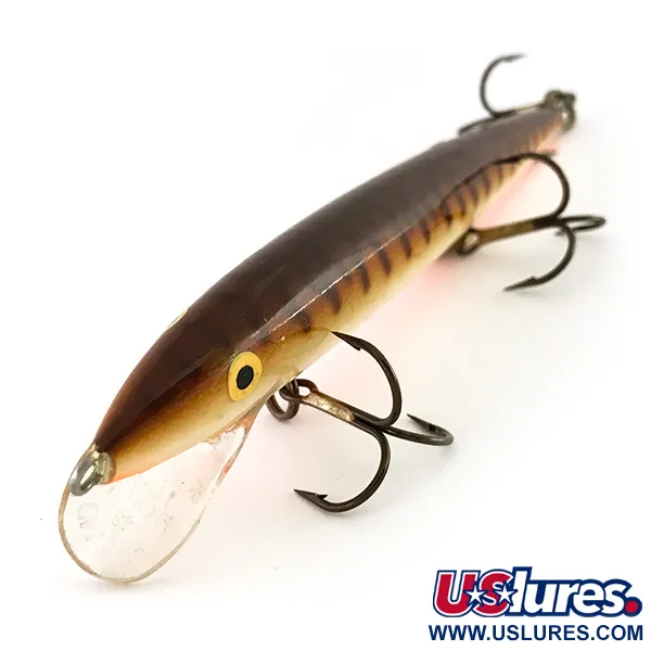 Rapala Husky Floating 13 Poisson-Nageur, Brown Tiger, 9g, #8204