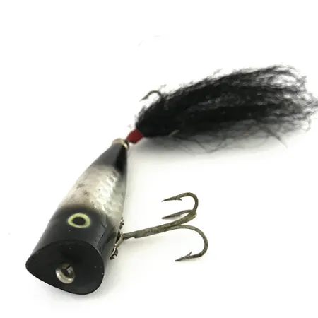 Heddon Tiny Chugger Popper, Noir / Arc-en-ciel, 8.5g, #8210