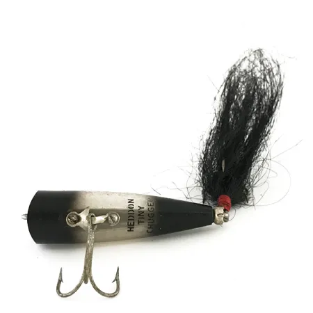 Heddon Tiny Chugger Popper, Noir / Arc-en-ciel, 8.5g, #8210