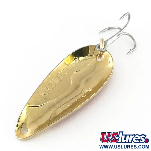 Acme Kamlooper Cuillère, Blanc / Rouge / Or, 11g, Forme larme, #8215