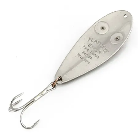 Paul Bunyan Flash eye spoon Cuillère, Nickel/Rouge, 17g, #8229