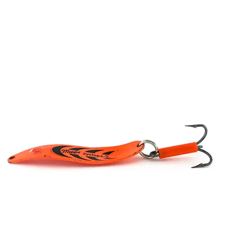 Mepps Syclops 2 UV Cuillère, Orange / Noir, 17g, Finition UV, #8247