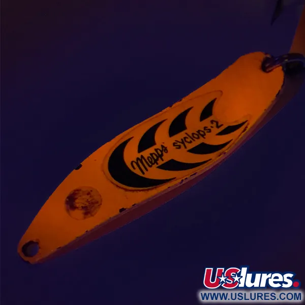 Mepps Syclops 2 UV Cuillère, Orange / Noir, 17g, Finition UV, #8247