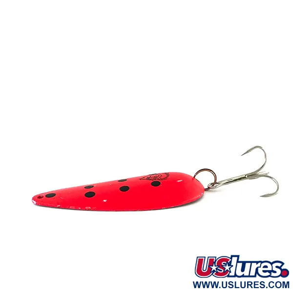 Dardevle Dardevlet UV Cuillère, Rouge/Nickel, 21g, Finition UV, #8248