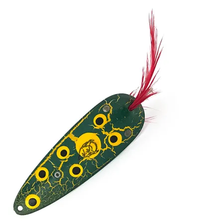 Eppinger Weedless Dardevle Cuillère, Frog/Nickel, 28g, Anti-herbe, #8249