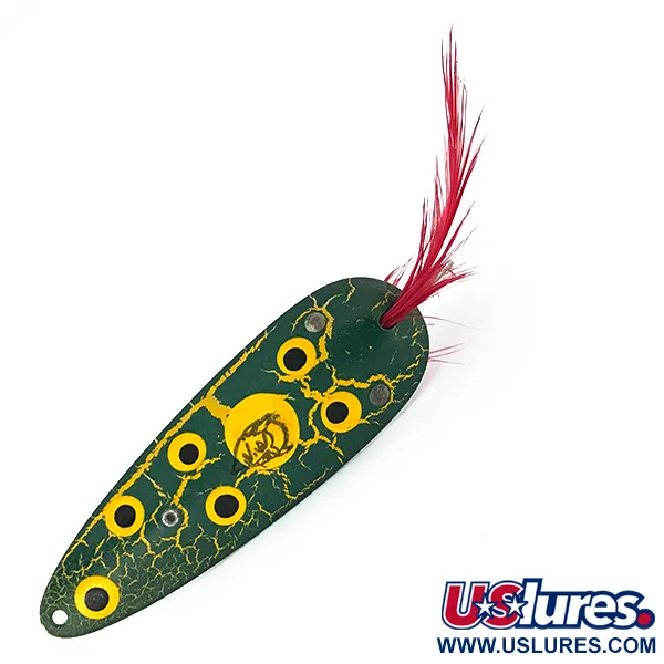 Eppinger Weedless Dardevle Cuillère, Frog/Nickel, 28g, Anti-herbe, #8249