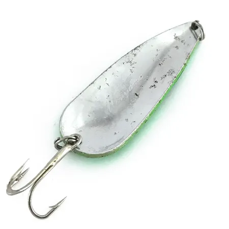 Moriyama Cuillère, Vert/Nickel, 25g, Motif dents de scie, #8263