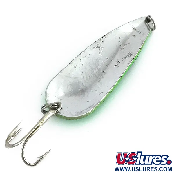 Moriyama Cuillère, Vert/Nickel, 25g, Motif dents de scie, #8263