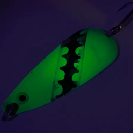 Moriyama Cuillère, Vert/Nickel, 25g, Motif dents de scie, #8263