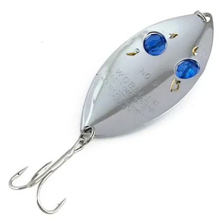 Horrocks-Ibbotson Wobbler Cuillère, Nickel/Bleu, 23g, Perles, #8273