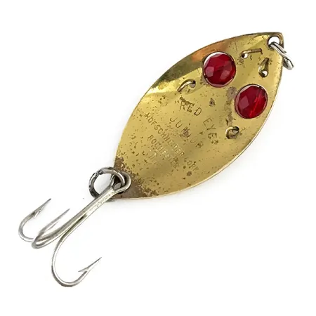 Hofmann’s Lures Red Eye junior Cuillère, Laiton/Rouge, 11g, #8275