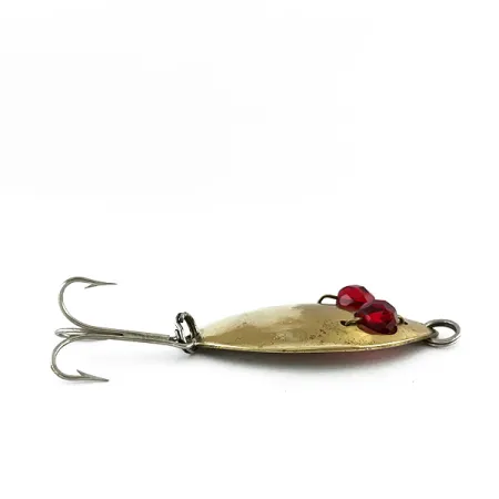 Hofmann’s Lures Red Eye junior Cuillère, Laiton/Rouge, 11g, #8275