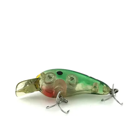 Norman Little N Crankbait, Transparent / Vert arc-en-ciel, 7g, #8309