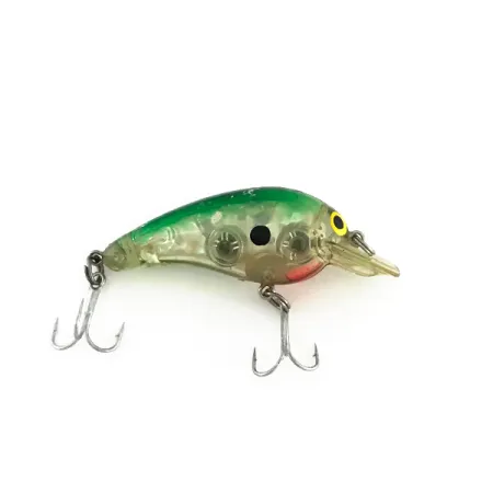 Norman Little N Crankbait, Transparent / Vert arc-en-ciel, 7g, #8309