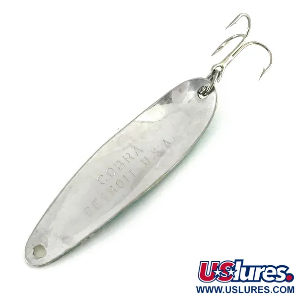 Wolverine tackle Cobra Cuillère, Argent/Jaune/Vert, 14g, #8311