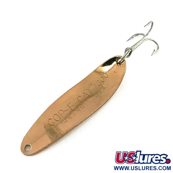 Dardevle Cop-E-Cat 7300 Cuillère, Cuivre martelé, 10g, #8328