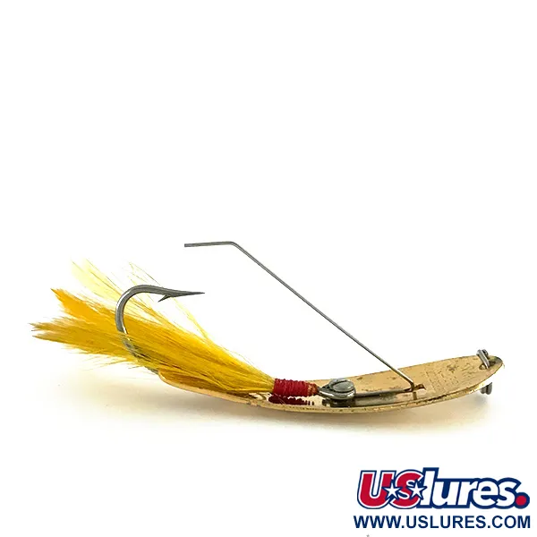 Hopkins Weedless 238 Hammered Spoon Cuillère, Or, 7g, Anti-herbe, #8331