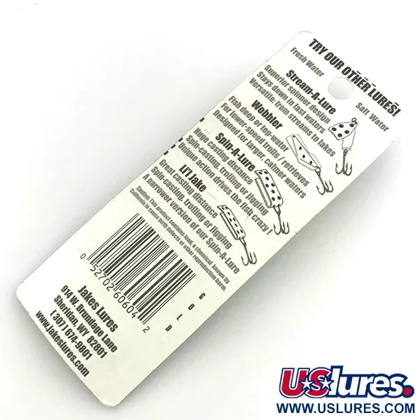 Jake's Lures Lil Jake Cuillère, Or / Rouge, 4.7g, Plaquée or, #8336