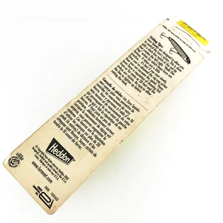 Heddon Zara Spook Leurre surface, Jaune / Rouge, 21g, Vintage, #8337