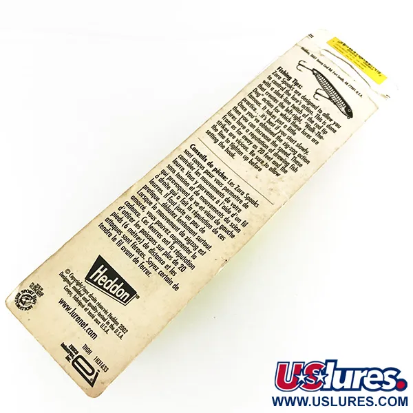 Heddon Zara Spook Leurre surface, Jaune / Rouge, 21g, Vintage, #8337