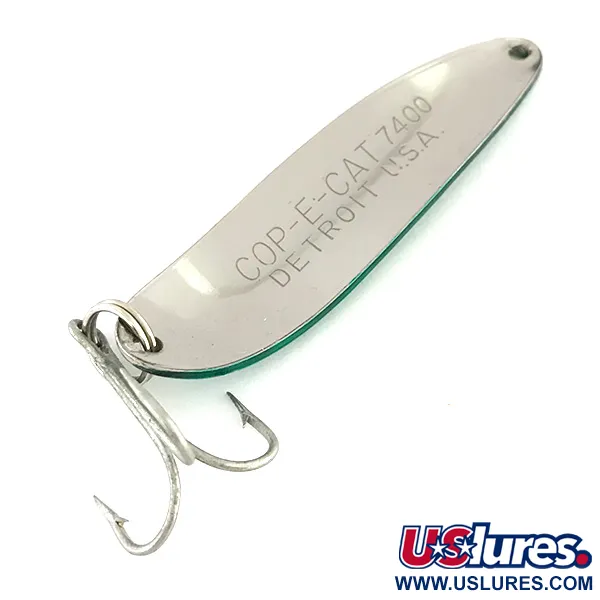 Eppinger Dardevle Cop-E-Cat 7400 Cuillère, Nickel/Vert, 14g, #8392