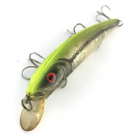Bomber Magnum Long A Minnow, Argent-Chartreuse, 26g, Vintage, #8407