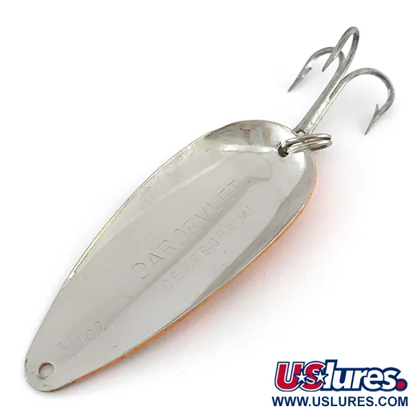 Eppinger Dardevle Dardevlet Ondulante, Orange/Vert/Nickel, 21g, #8412