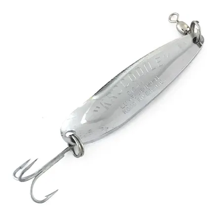 Luhr Jensen Krocodile Die #4 Cuillère, Nickel martelé, 19g, #8426