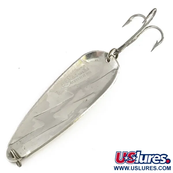 AL&W Tackle Al&W Lightning Waterwitch Cuillère, Nickel/Blanc/Rouge, 36g, #8427
