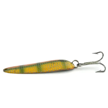 Cuillère Eppinger Dardevle, Orange/Vert/Nickel, 28g, Nid d'abeille, #8432