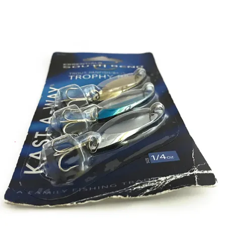 South Bend Essentials Kast-A-Way Cuillère, Or/Nickel/Bleu, 7g, #8451