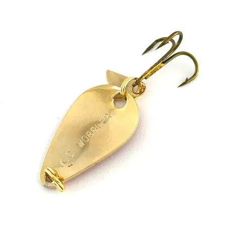 Acme K.O. Wobbler Cuillère, Or/Rouge, 3,5g, Sonic Flipper Tail, #8460