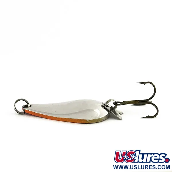 Acme K.O. Wobbler Cuillère, Nickel / Orange, 14g, Sonic Flipper, #8464
