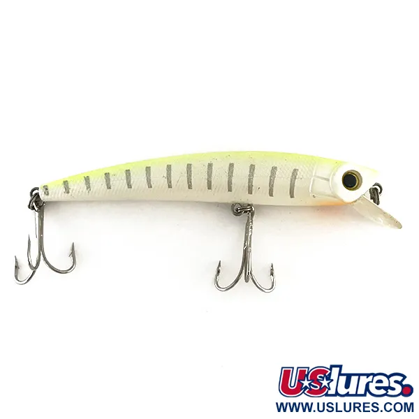 Bass Pro Shops Tourney Special Minnow Leurres, Blanc/Jaune, 12g, #8473