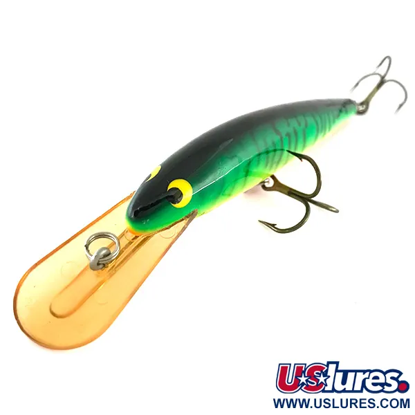 Bagley's Diving Bang-O-Lure Poisson nageur, Fire Tiger, 12,5g, UV, #8474