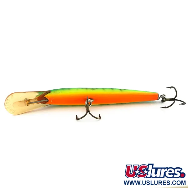 Bagley's Diving Bang-O-Lure Poisson nageur, Fire Tiger, 12,5g, UV, #8474