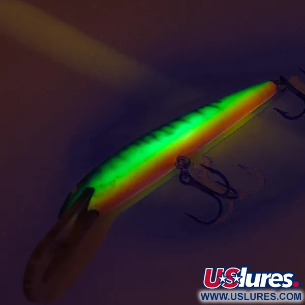 Bagley's Diving Bang-O-Lure Poisson nageur, Fire Tiger, 12,5g, UV, #8474