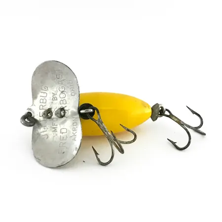Fred Arbogast Jitterbug Leurre Surface, Jaune, 7g, Bavette Métal, #8477