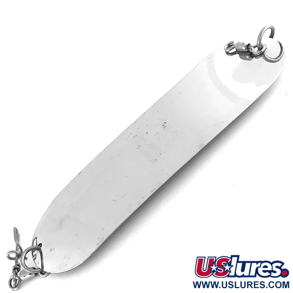 Luhr Jensen Dodger Cuillère, Nickel / Vert, 40g, Attracteur, #8491