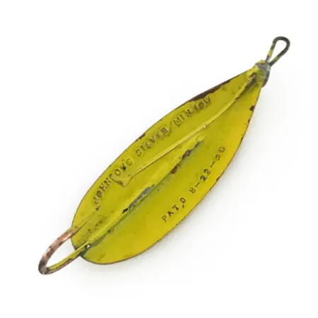 Johnson Silver Minnow Cuillère, Jaune / Rouge, 5g, Anti-herbe, #8492