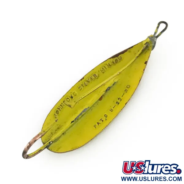 Johnson Silver Minnow Cuillère, Jaune / Rouge, 5g, Anti-herbe, #8492